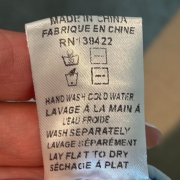 TOBI LINEN LACE UP MINI SKIRT PALE BLUE SIZE SMALL PETITE - Picture 8 of 9